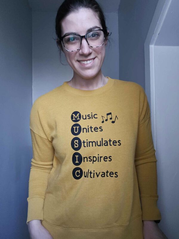 Customized Music Therapy Crew Neck Sweater